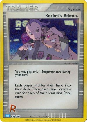 Rocket's Admin - 025/034 : Trading Card Game Classic