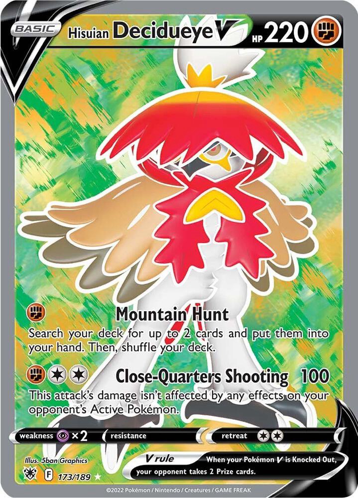 Hisuian Decidueye V (Full Art) - 173/189 : Astral Radiance