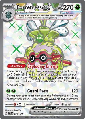 Forretress ex - 230/193 : Paldea Evolved