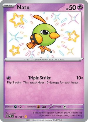 Natu - 151/091: Paldean Fates