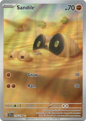 Sandile - 216/198: Scarlet & Violet Base Set