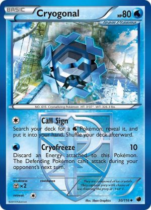 Cryogonal (Team Plasma) - 30/116: Plasma Freeze