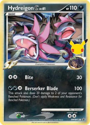 Hydreigon C lv.61 - SWSH138 : Sword & Shield Promo Cards