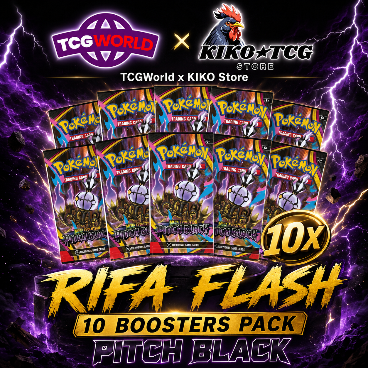 Rifa Flash: Boosters Pitch Black