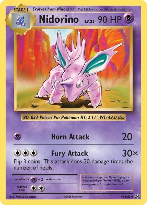 Nidorino - 44/108: XY - Evolutions