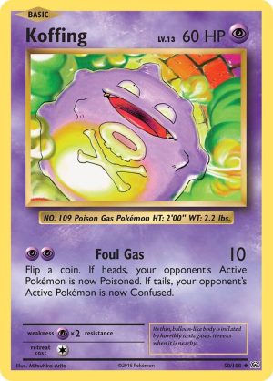 Koffing - 50/108: XY - Evolutions