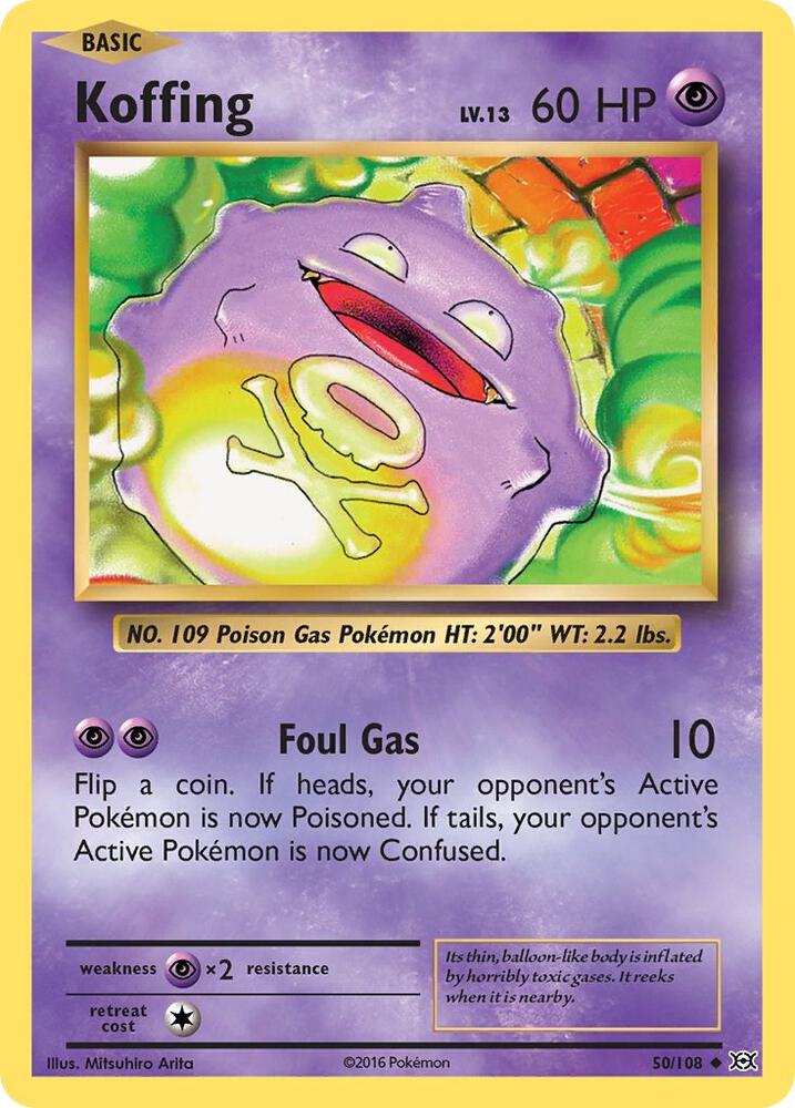 Koffing - 50/108: XY - Evolutions
