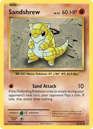 Sandshrew - 54/108: XY - Evolutions