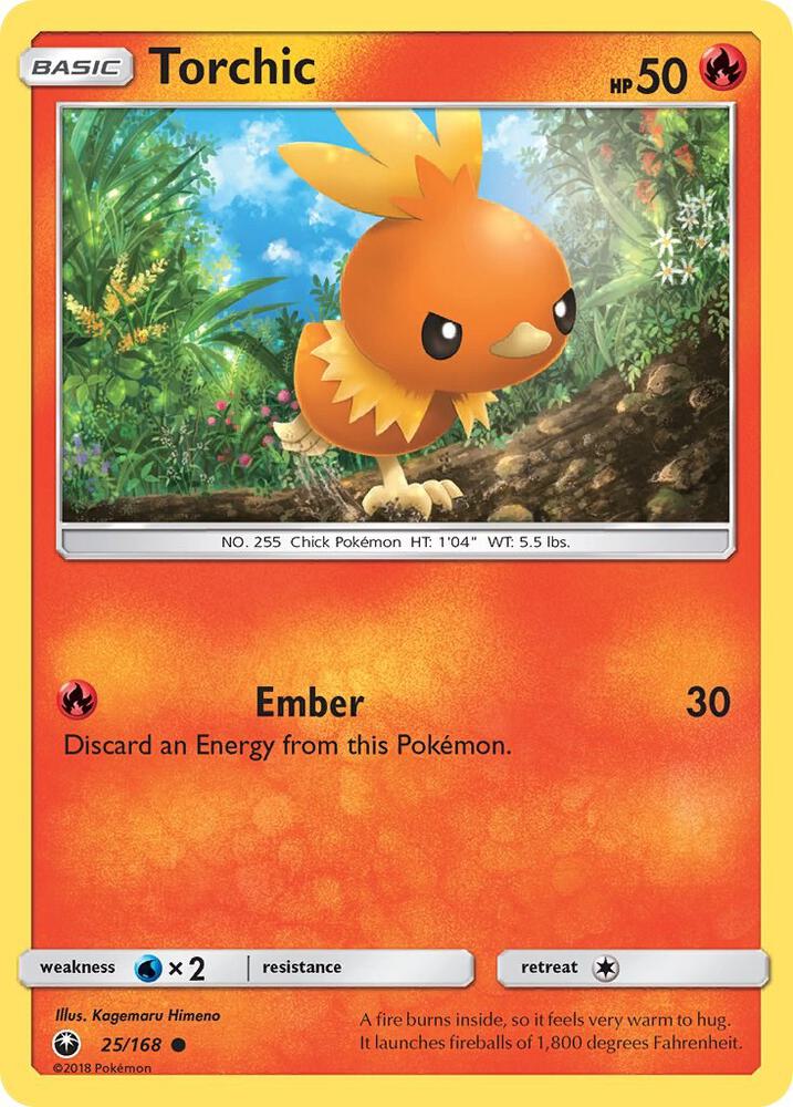 Torchic (25) - 25/168: SM - Celestial Storm