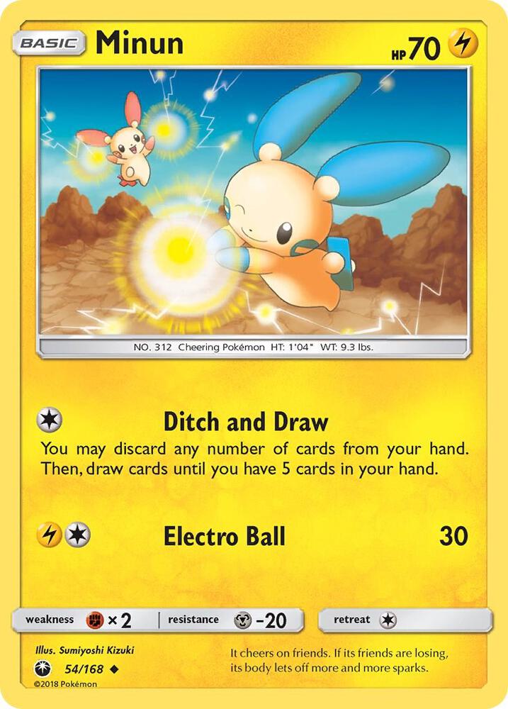 Minun - 54/168: SM - Celestial Storm