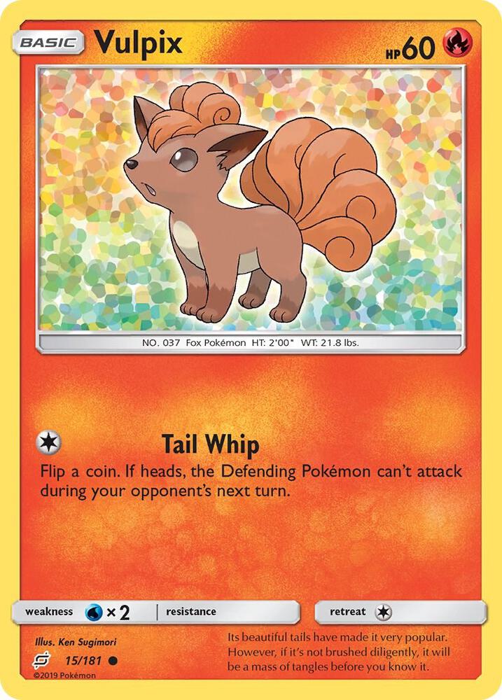 Vulpix - 15/181: SM - Team Up