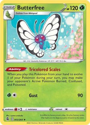 Butterfree - 003/264: Fusion Strike