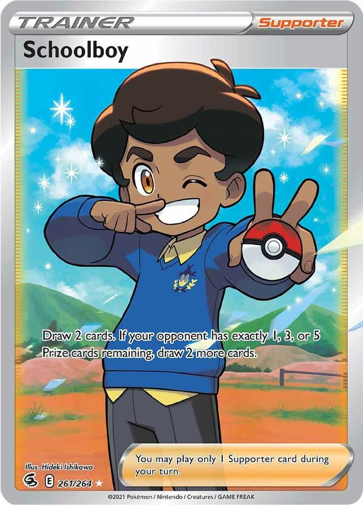 Schoolboy (Full Art) - 261/264: Fusion Strike