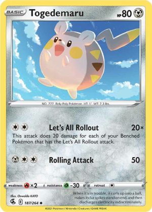 Togedemaru - 187/264: Fusion Strike