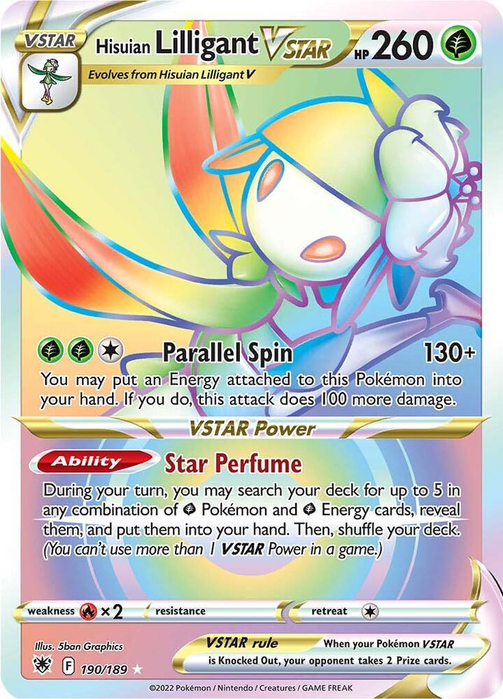 Hisuian Lilligant VSTAR (Secret) - 190/189: Astral Radiance