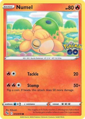 Numel - 013/078: Pokemon GO