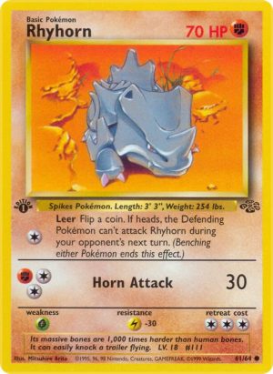 Rhyhorn - 61/64: Jungle