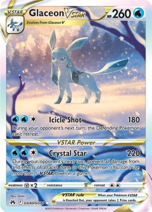 Glaceon VSTAR - GG40/GG70: Crown Zenith: Galarian Gallery
