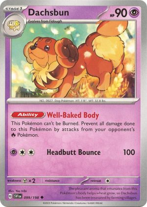 Dachsbun - 099/198: Scarlet & Violet Base Set