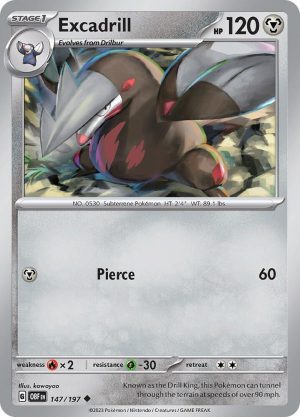 Excadrill - 147/197: Obsidian Flames