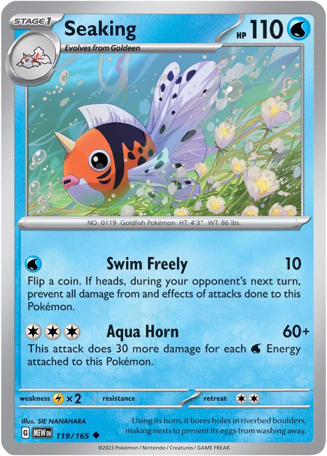 Seaking - 119/165: Scarlet & Violet 151
