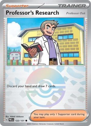 Professor's Research [Professor Oak] (Poke Ball Pattern) - 122/131: Prismatic Evolutions