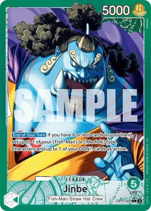 Jinbe (021) (Alternate Art) - OP11-021: A Fist of Divine Speed
