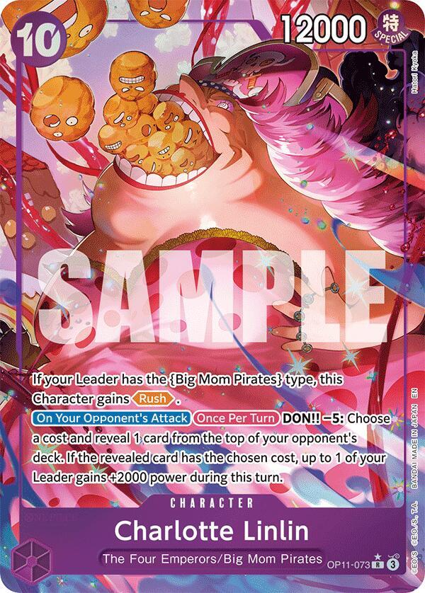 Charlotte Linlin (Alternate Art) - OP11-073: A Fist of Divine Speed