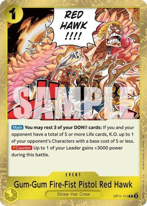 Gum - OP11-114: A Fist of Divine Speed