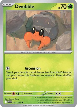Dwebble - 011/182: Destined Rivals