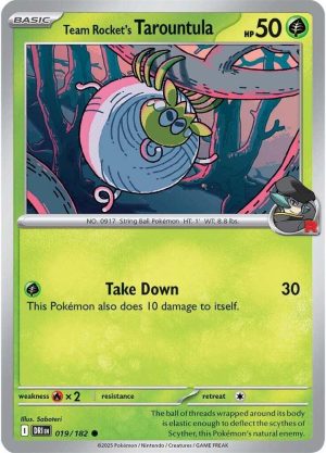 Team Rocket's Tarountula - 019/182: Destined Rivals
