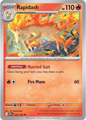 Rapidash - 030/182: Destined Rivals