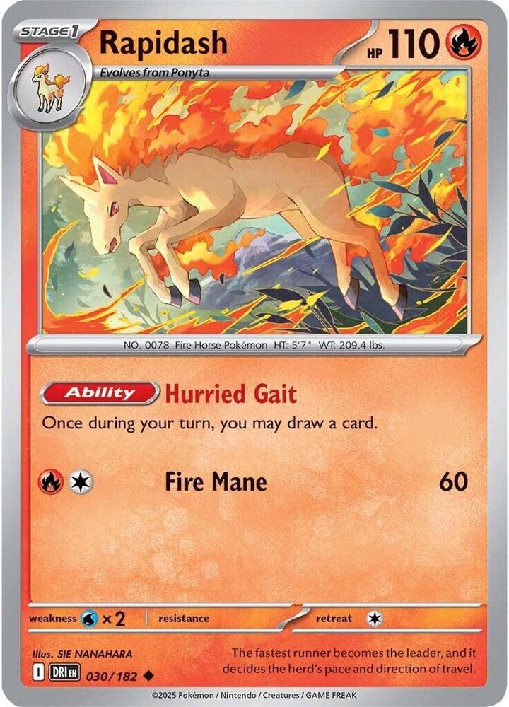 Rapidash - 030/182: Destined Rivals