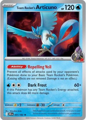 Team Rocket's Articuno - 051/182: Destined Rivals