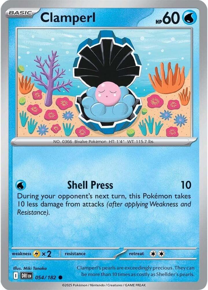 Clamperl - 054/182: Destined Rivals