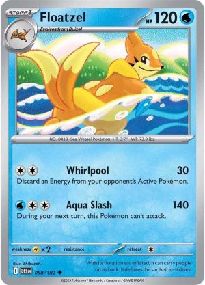 Floatzel - 058/182: Destined Rivals