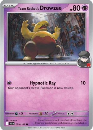 Team Rocket's Drowzee - 079/182: Destined Rivals