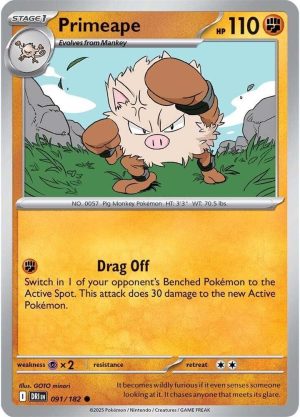 Primeape - 091/182: Destined Rivals