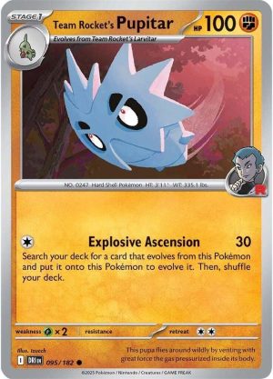 Team Rocket's Pupitar - 095/182: Destined Rivals