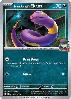Team Rocket's Ekans - 112/182: Destined Rivals