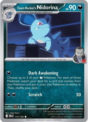 Team Rocket's Nidorina - 115/182: Destined Rivals