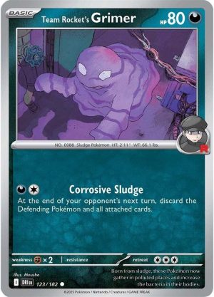 Team Rocket's Grimer - 123/182: Destined Rivals