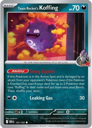 Team Rocket's Koffing - 125/182: Destined Rivals