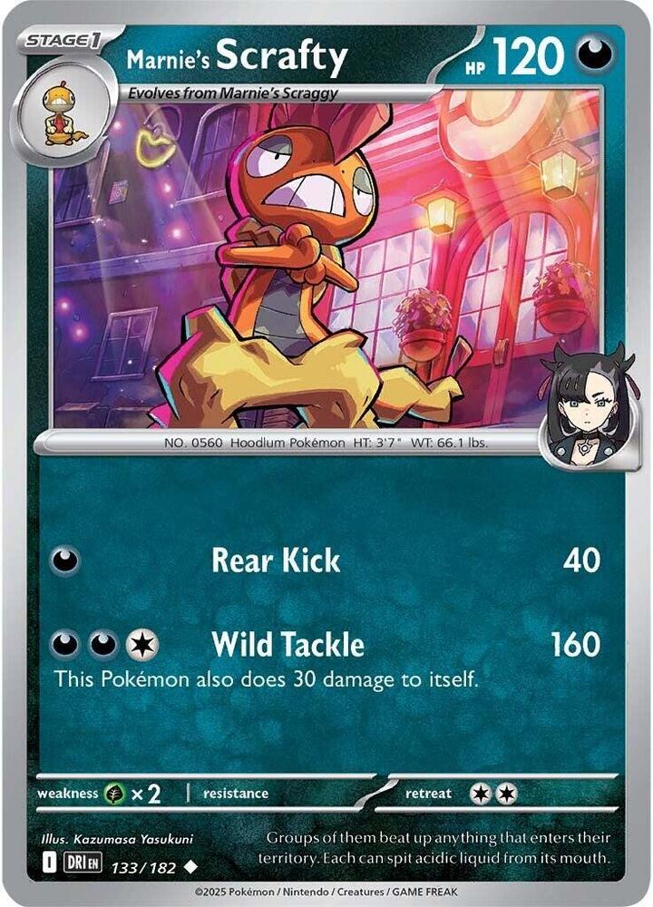 Marnie's Scrafty - 133/182: Destined Rivals