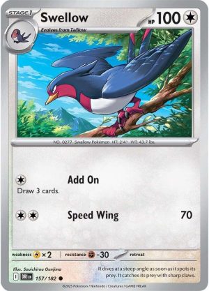 Swellow - 157/182: Destined Rivals