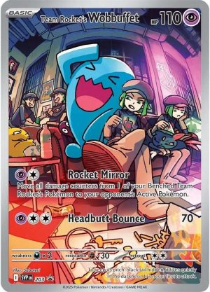 Team Rocket's Wobbuffet - 203: Scarlet & Violet Promo Cards