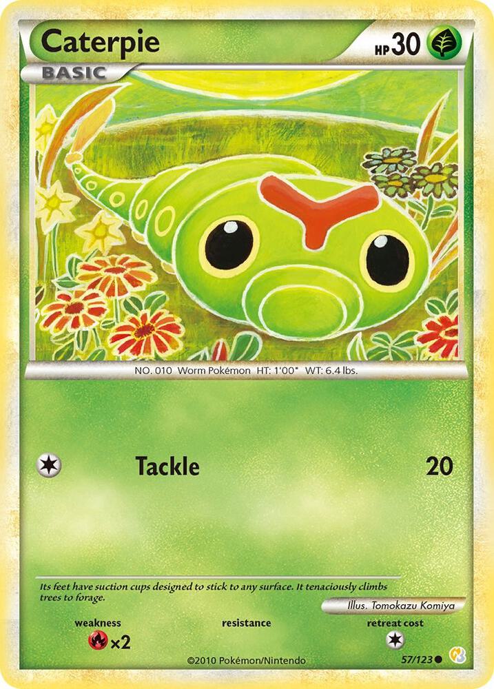Caterpie - 57/123: HeartGold SoulSilver