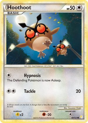 Hoothoot - 66/123: HeartGold SoulSilver