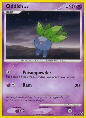 Oddish (112) - 112/146: Legends Awakened