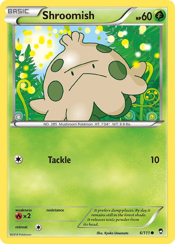 Shroomish - 6/111: XY - Furious Fists